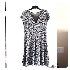 Black and white skate dress